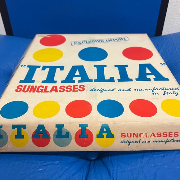 Vintage Deadstock 1960s Italian Oversized Round Sunglasses main image 6